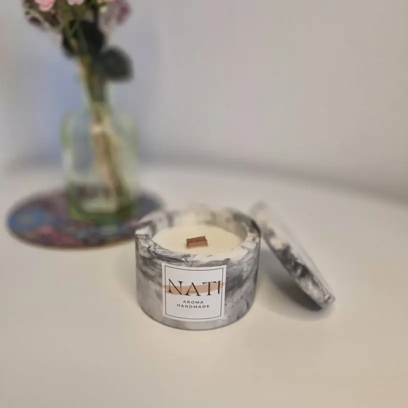 Nati Aroma Handmade 100% Soy Candles with Lap