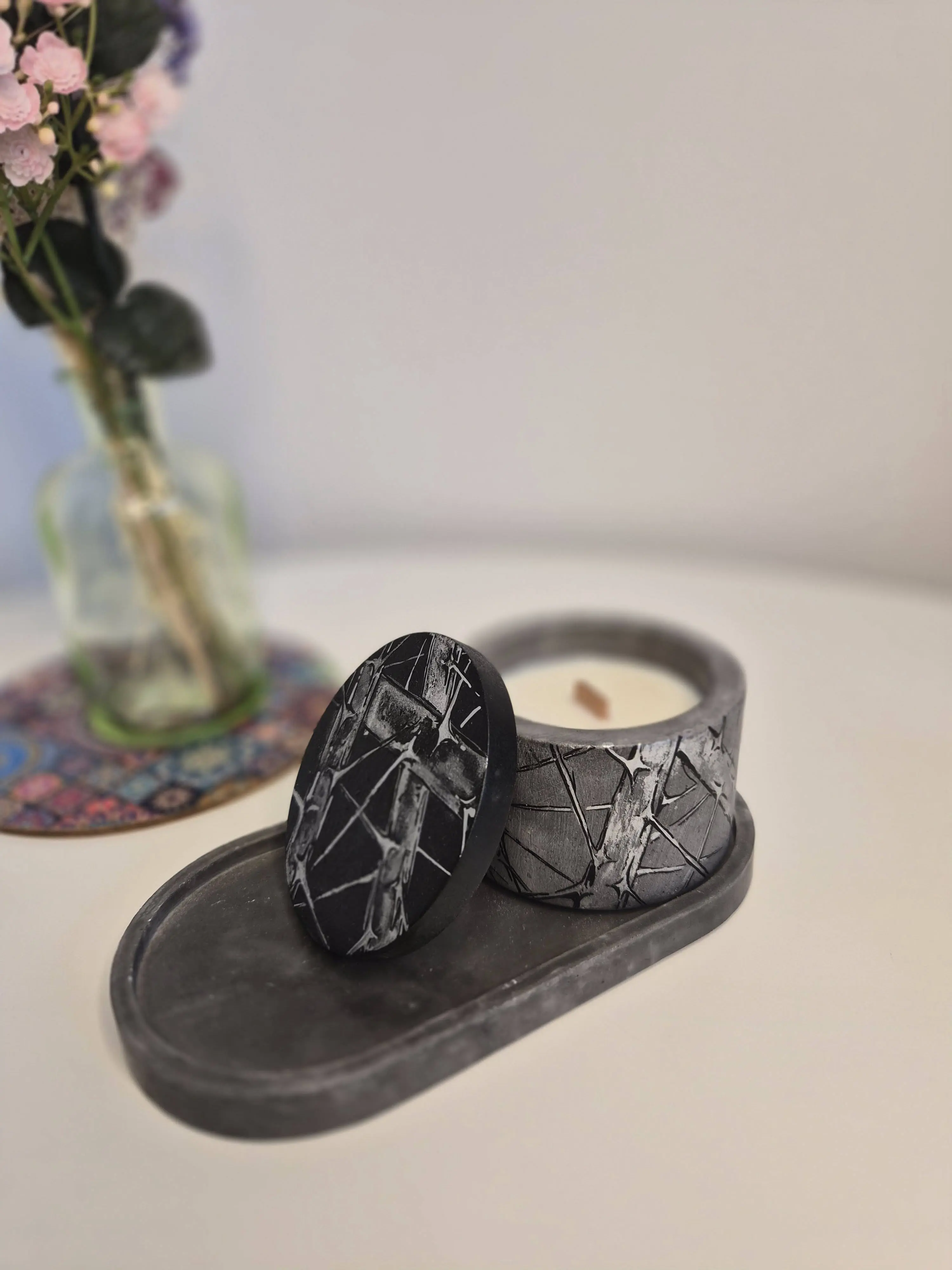 Nati Aroma Handmade 100% Soy Candles Art Coloring